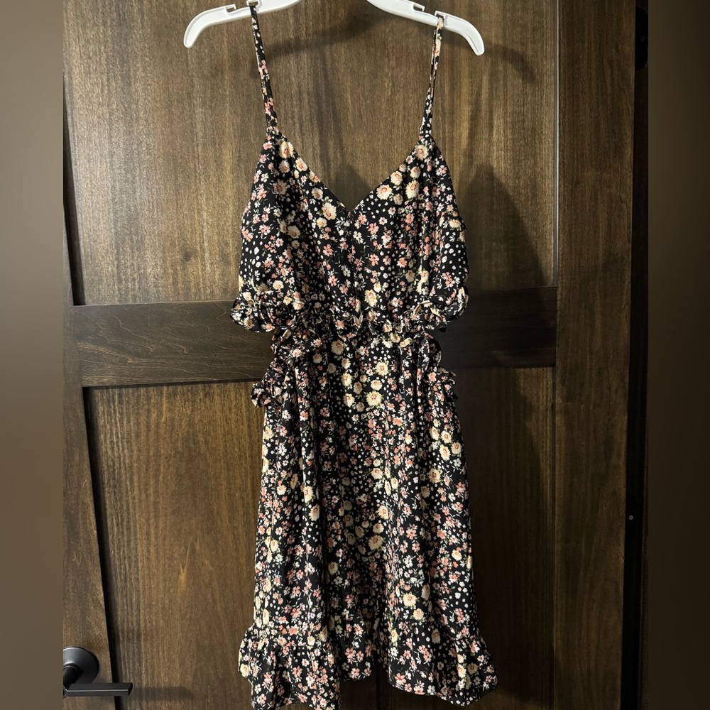 Buckle mini dress